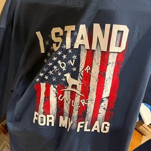 Over Under American Ling sleeve mens shirt size-L